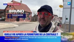 "Il y a plein de logements à vendre" à Fessenheim depuis l'arrêt de la centrale, dit un habitant de la commune