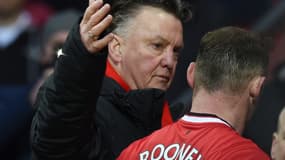 Louis van Gaal et Wayne Rooney