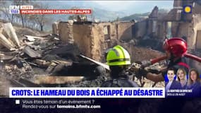 Crots: le hameau du Bois sauvé après l'incendie, les habitants ne cachent pas leur colère