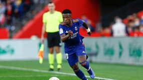 Le Brésilien Vinicius en action