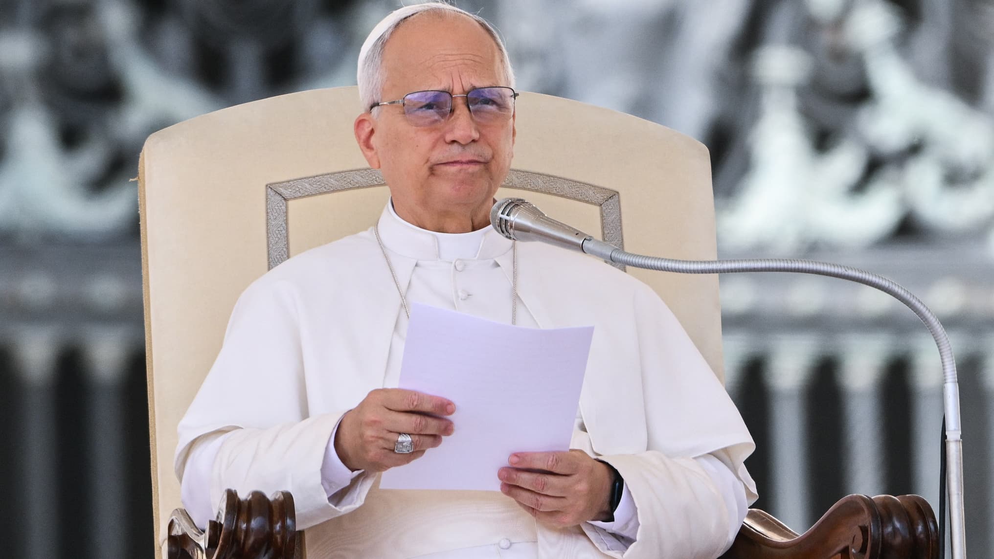 GAZA: LE PAPE LÉON XIV EXPRIME "SA PROFONDE SOLIDARITÉ" ET DÉNONCE LE DÉPLACEMENT FORCÉ DES PALESTINIENS