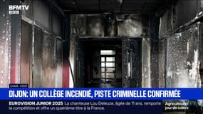 Un collège à Dijon a été incendié, la piste criminelle a été confirmée