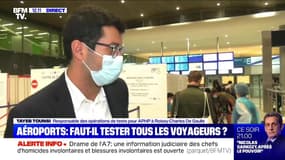 Le responsable des opérations de tests pour l'APHP se dit prêt pour "une augmentation de la capacité de test" dans les aéroports parisiens