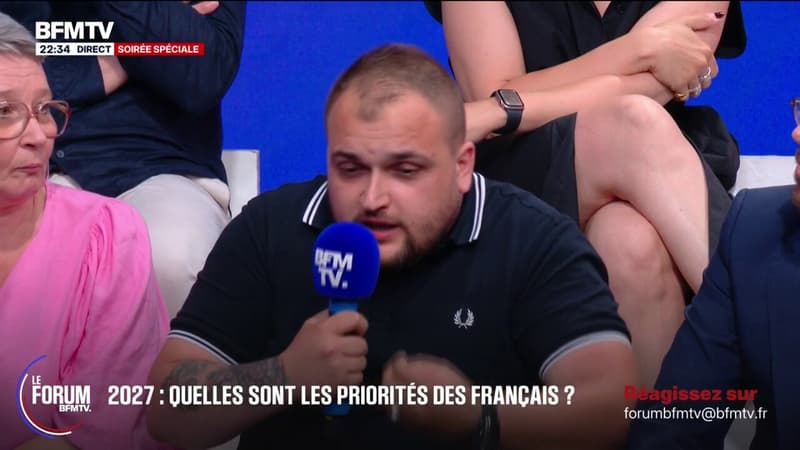 FORUM BFMTV - "Ce que l'on veut, c'est pouvoir révoquer nos élus à n'importe quel moment, si on sent que le travail n'est pas fait", propose Samuel, artisan dans le BTP