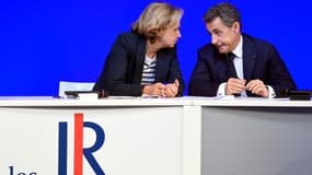 Nicolas Sarkozy et Valérie Pécresse le 7 novembre 2015 à Paris 
