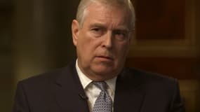 Le prince Andrew lors de l'interview accordée à la BBC