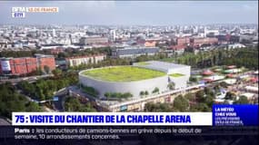 Paris: à la découverte du chantier de la Chapelle Arena