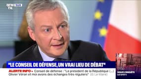 Bruno Le Maire: "Le Conseil de défense est un vrai lieu de débat"