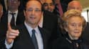 Bernadette Chirac estime que François Hollande n'a "pas le gabarit" d'un président, même s'il est un "homme parfaitement courtois" dans le cadre du Conseil général de Corrèze qu'il préside et dont elle fait partie. /Photo d'archives/REUTERS/Régis Duvignau