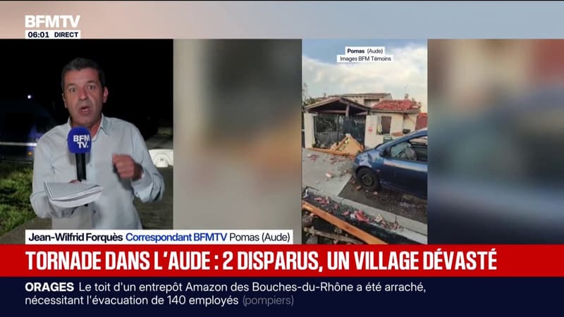 Deux personnes toujours recherchées après une tornade dans l'Aude