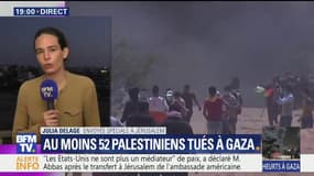 "On essaye juste de protester contre les israéliens pour qu'enfin on puisse récupérer notre terre" martèlent les palestiniens à la frontière