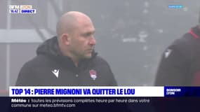 TOP 14 : Pierre Mignoni va quitter le LOU