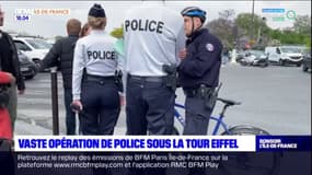 Paris: vaste opération de police sur les Champ-de-Mars