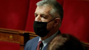 Jean Lassalle à l'Assemblée nationale à Paris, le 26 octobre 2021