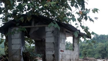 Tlaola dans l'Etat de Puebla, au Mexique, village touché par les intempéries
