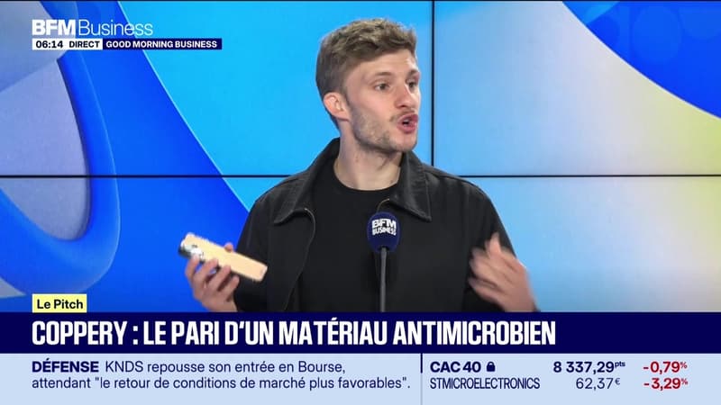 Le Pitch : Coppery, le pari d'un matériau antimicrobien - 02/07