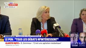 Marion Maréchal-le Pen affirme que le deuxième tour n'est pas joué, Marine Le Pen lui répond: "Son éloignement du terrain politique lui fait penser que l'agitation médiatique correspond à la réalité politique"