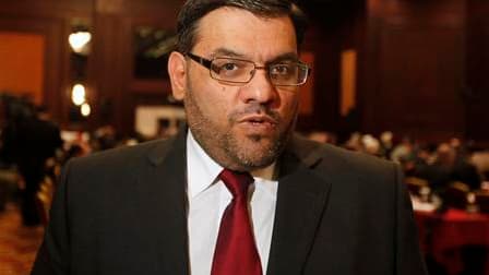 Anas Abdah, président du Mouvement pour la Justice et le Développement, une formation d'opposition syrienne basée en Grande-Bretagne. Des membres de l'opposition syrienne réunis à Istanbul ont demandé à la communauté internationale de les aider à convainc