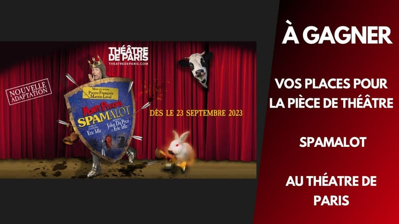 À GAGNER :  vos places pour la pièce de théâtre "Spamalot"