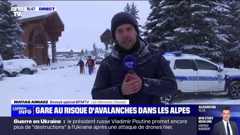 Alpes: face aux fortes chutes de neige, la crainte d'une avalanche