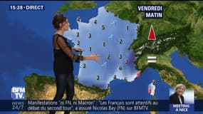 La météo pour ce vendredi 28 avril 2017