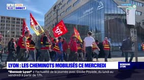 Lyon : les cheminots mobilisés ce mercredi