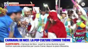 Carnaval de Nice: les ambianceurs motivent le public avant l'arrivée des chars