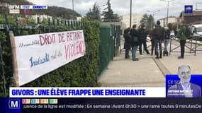 Givors : une élève de collège frappe au visage une enseignante