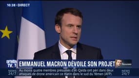 Macron: "Deux candidats ont un projet de régression et s'attaquent à l'État de droit"