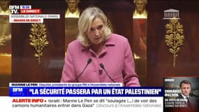 Story 4 : "La sécurité passera par un État palestinien", estime Marine Le Pen - 23/10