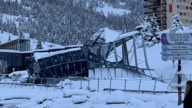 Une troisième ombrière photovoltaïque tombe à son tour dans la station de Superdévoluy