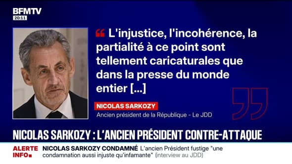 Dans une interview accordée au JDD, Nicolas Sarkozy déclare "être innocent"