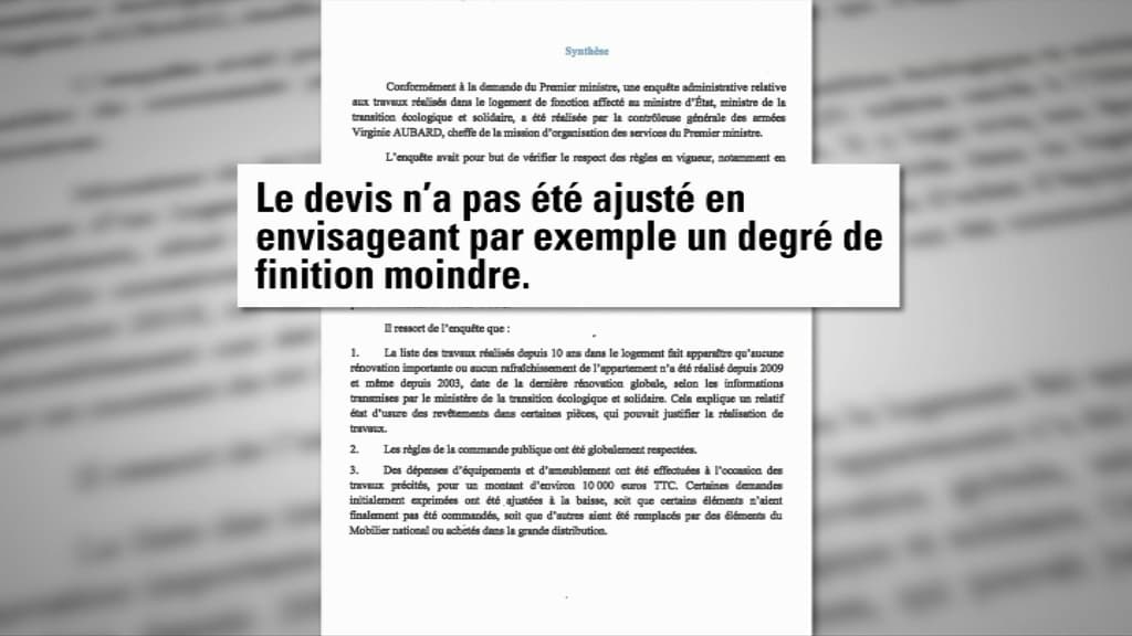 Extrait de la circulaire. 