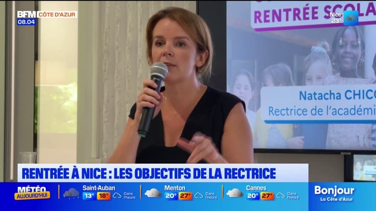Rentrée à Nice : les objectifs de la rectrice