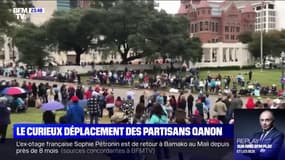Des adeptes de Qanon se sont réunis au Texas espérant la réapparition du fils mort de Kennedy et son soutien à Trump