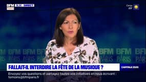 Anne Hidalgo (PS): "Il ne fallait pas interdire la fête de la musique"