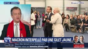 L'édito de Christophe Barbier: Macron interpellé par une gilet jaune