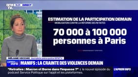 Retraites: 70.000 à 100.000 manifestants attendus à Paris, selon le renseignement territorial 