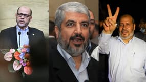 Moussa Abou Marzouk, Khaled Mechaal et Khalil al-Haya
