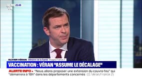 Olivier Véran sur la vaccination: "D'ici à la fin du mois de janvier, nous aurons rattrapé le décalage" avec nos voisins européens
