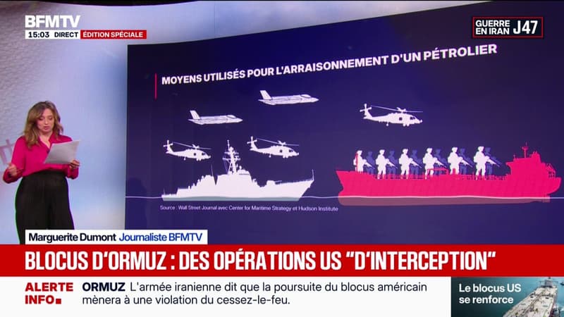 Détroit d'Ormuz: comment les navires américains assurent le blocus?