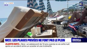 50 euros en moyenne: les plages privées ne font pas le plein à Nice