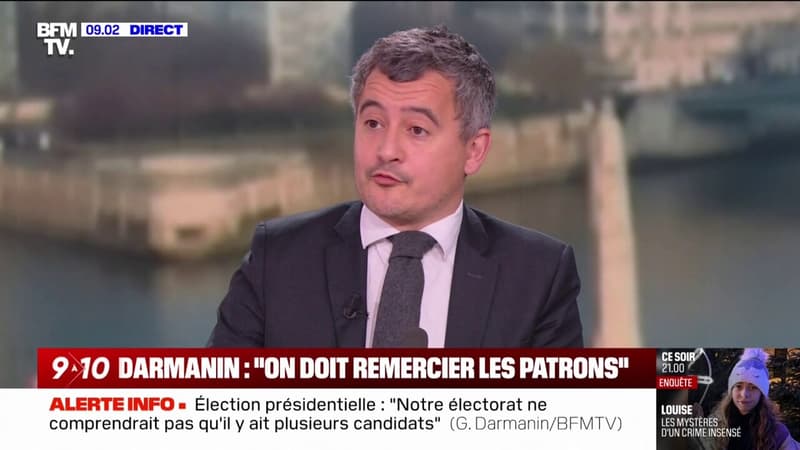 Fronde des grands patrons: pour Gérald Darmanin, 