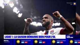L'Olympique Lyonnais démarre sa saison de Ligue 1 sur les chapeaux de roues