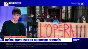 Culture: Nils Rougé, étudiant en art à Lyon, justifie son choix d'occuper l'Opéra de Lyon avec les intermittents du spectacle