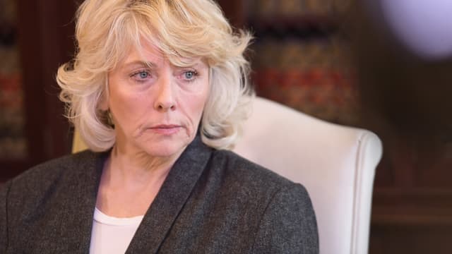 Heather Kerr lors d'une conférence de presse le 20 octobre 2017 à Los Angeles