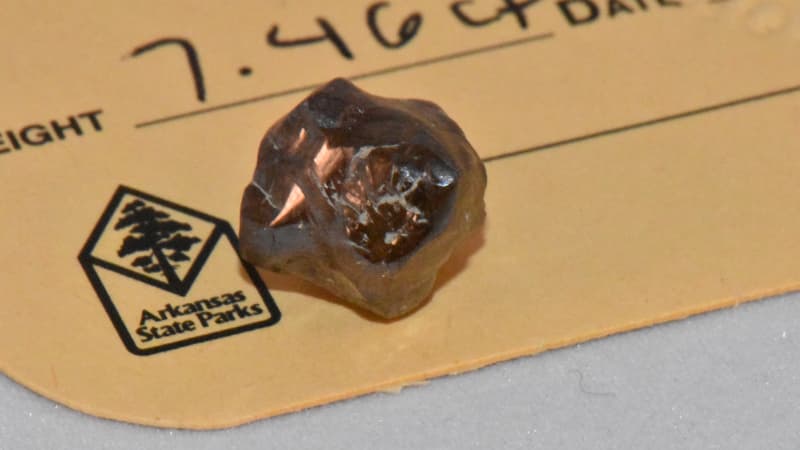 Le diamant de 7 carats a été trouvé au "Cratère de diamants", un parc situé dans l'Arkansas aux Etats-Unis
