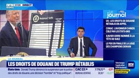 Les droits de douane de Trump rétablis