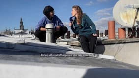 Ariane a testé le free running sur les toits de Paris