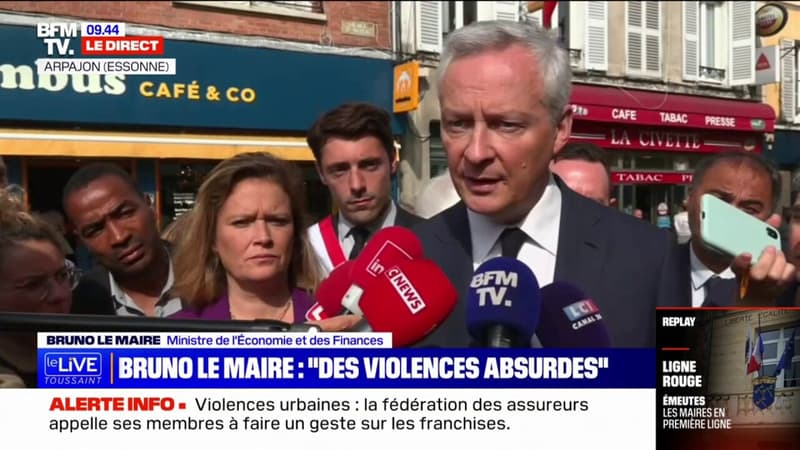 Émeutes: Bruno Le Maire annonce un délai de 30 jours pour faire sa déclaration de sinistre